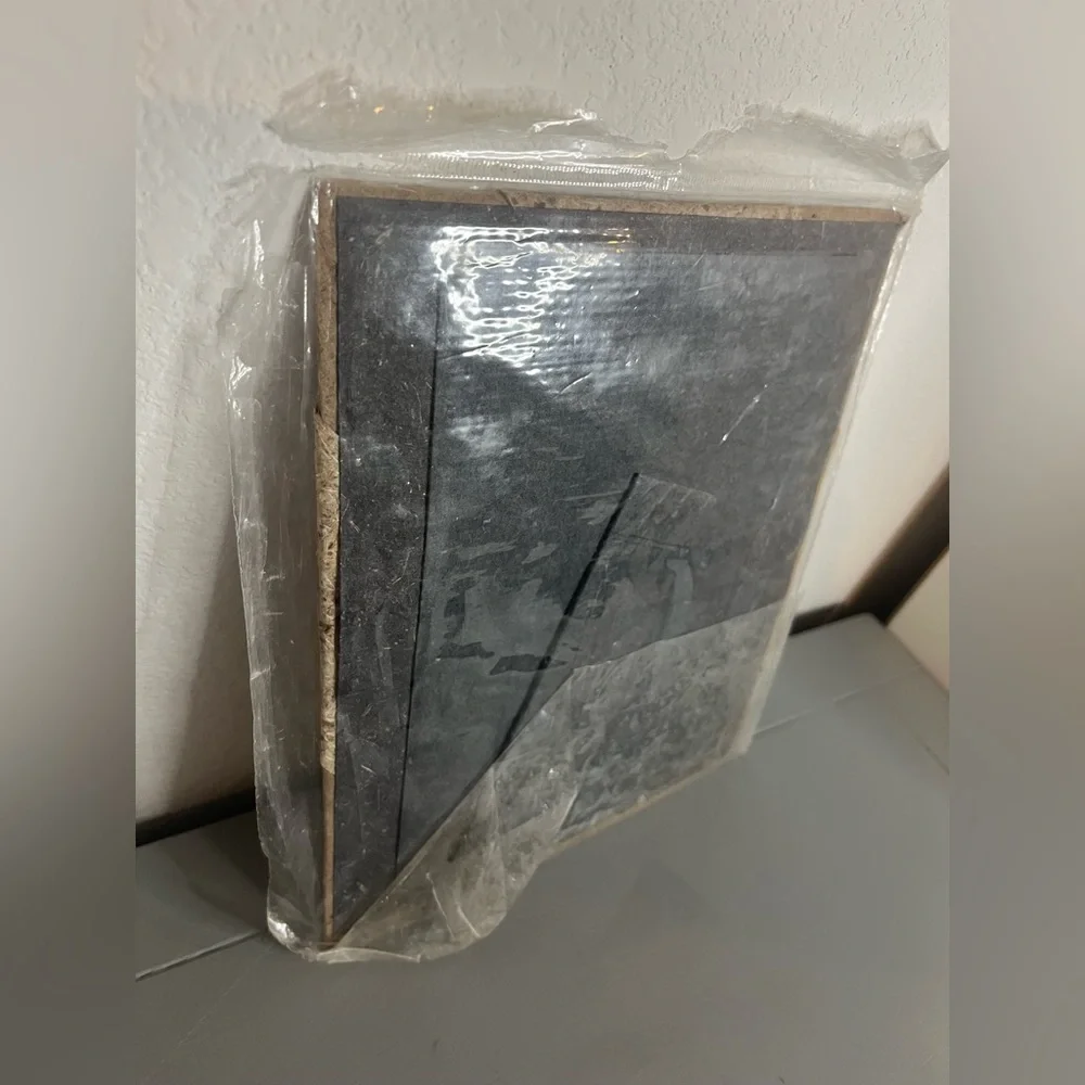 Handmade Natural Fiber Paper Table Top Photo Frame Mixed Media Paper EcoFriendly